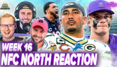 NFC North Week 16 Reaction: Packers PLAYOFF PATH, JJ McCarthy DISASTER, Bears team of destiny?