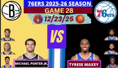 Philadelphia 76ers vs. Brooklyn Nets LIVE PLAY-BY-PLAY (12-23-25) #nets #76ers #sixers