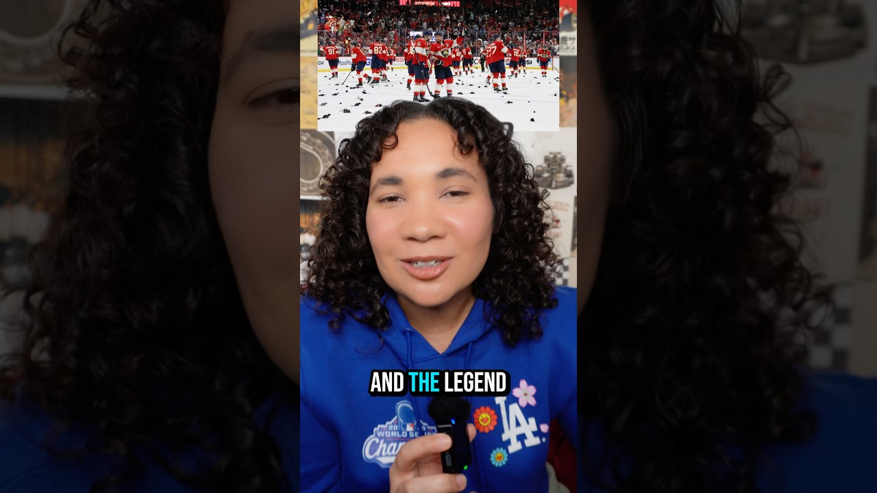 Why the Florida panthers throw rats on the ice #nhl #hockey #icehockey #sports