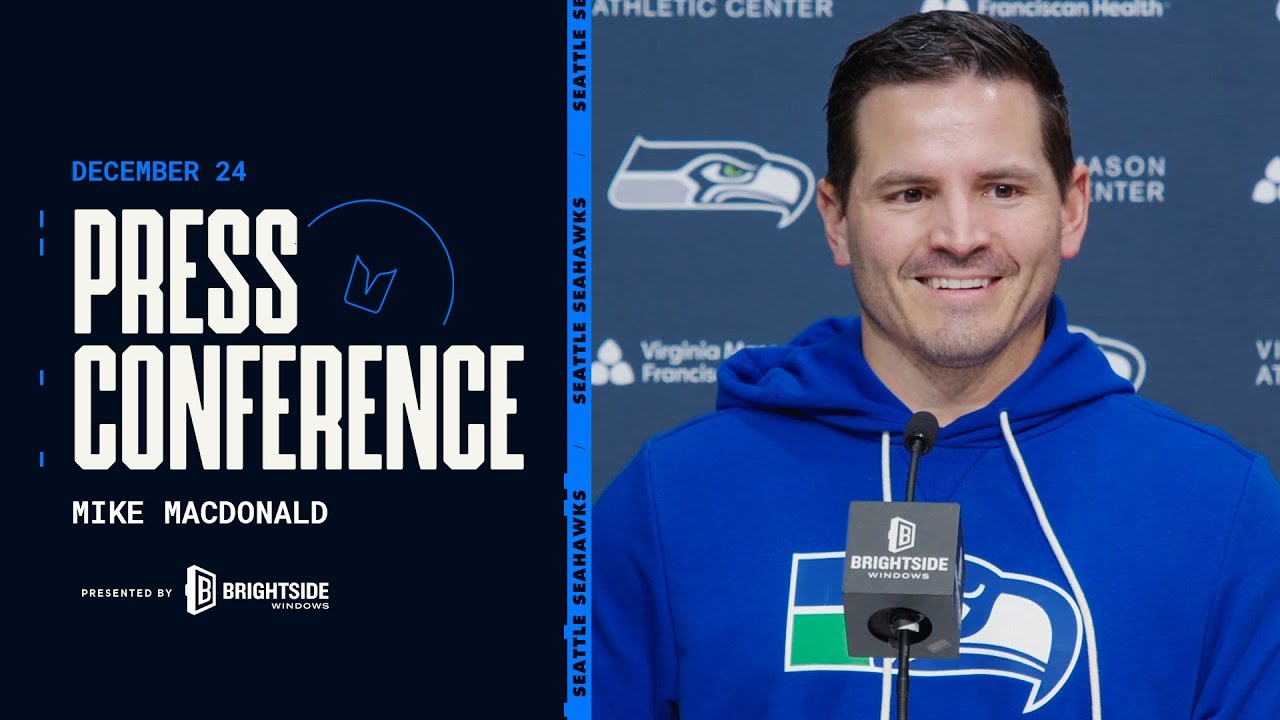 Head Coach Mike Macdonald Looks Ahead To Week 17 vs. Panthers