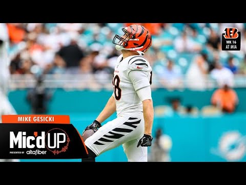 Mike Gesicki Mic'd Up vs Miami Dolphins Week 16 | 2025
