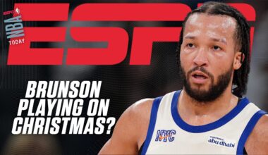 Will Jalen Brunson play on Christmas Day against the Cavaliers? Shams Charania says... | NBA Today