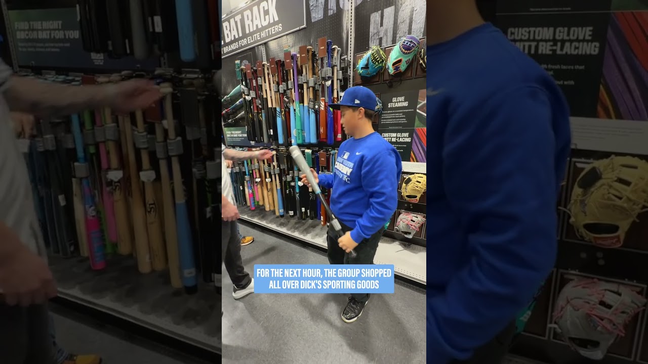 Carter Jensen and Noah Cameron Give Back This Holiday Season #royals #christmasshopping #MLB
