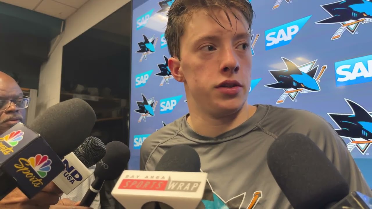 Graf on Playing With Celebrini & Chernyshov | Sharks vs Stars Post-Game (12.18.25)