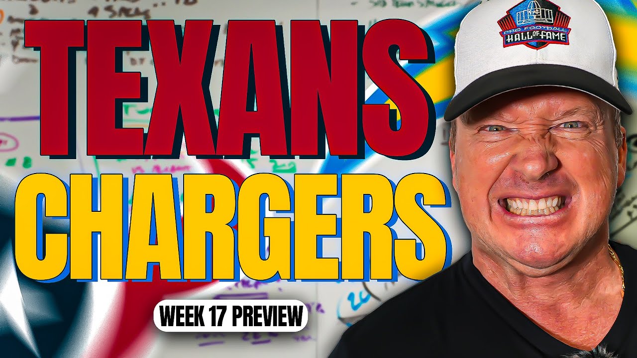 Texans vs Chargers Week 17 | Gruden's Preview