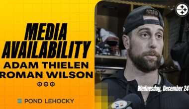 Adam Thielen, Roman Wilson Media Availability (Dec. 24) | Pittsburgh Steelers