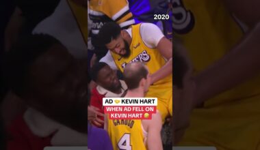 When Kevin Hart caught AD from falling into the stands 🤣