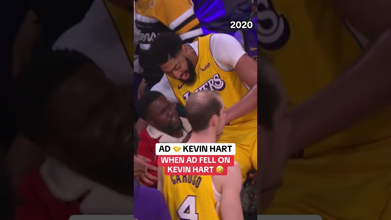 When Kevin Hart caught AD from falling into the stands 🤣