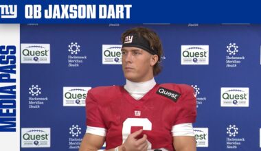 Jaxson Dart on Looking to Bounce Back in Week 17 | New York Giants