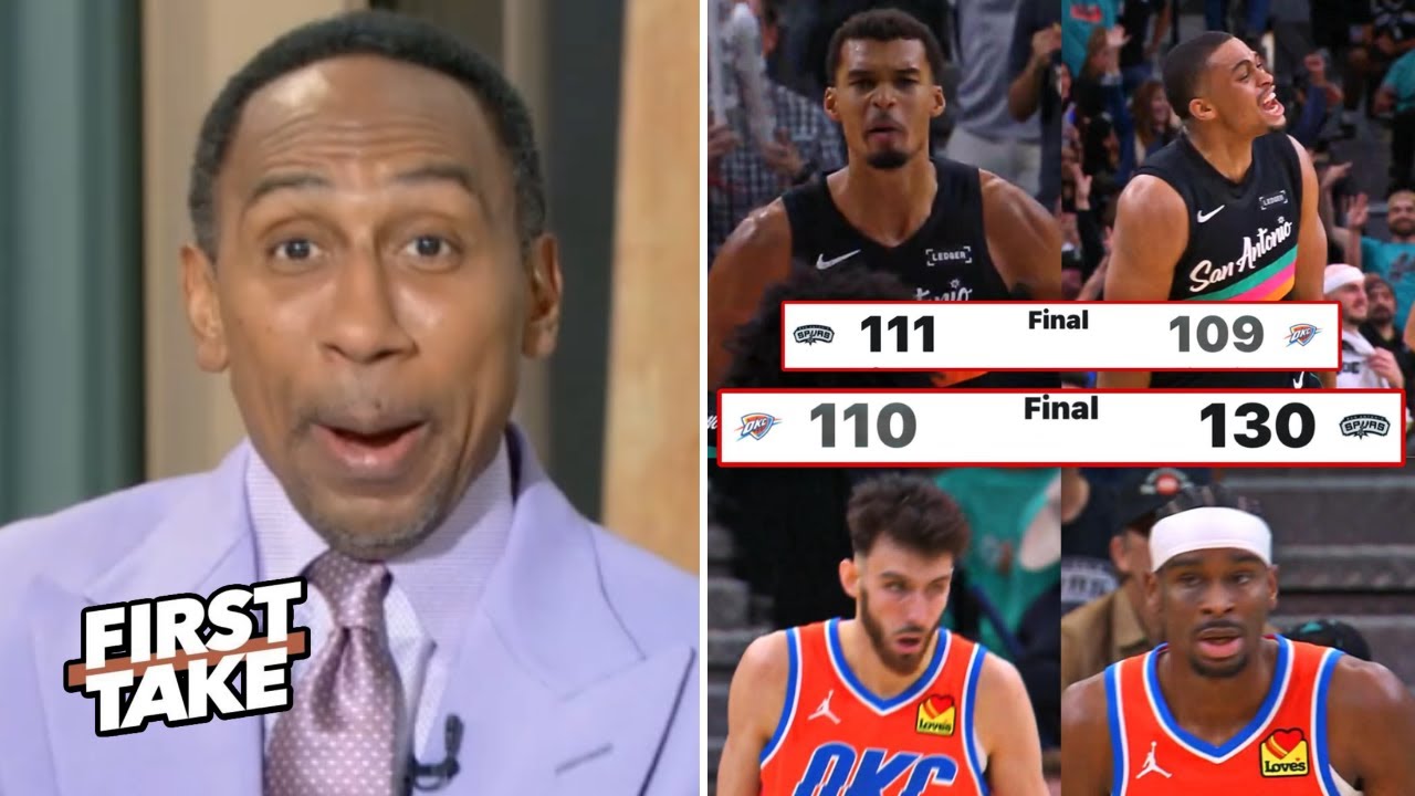 FIRST TAKE | Spurs are the No. 1 seed. West - Stephen A. Smith reacts Spurs 130-110 win over Thunder