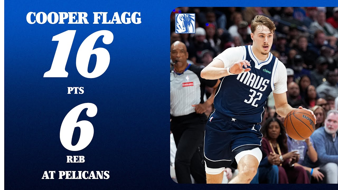 Cooper Flagg (16 PTS 6 REB) at New Orleans Pelicans | December 22, 2025