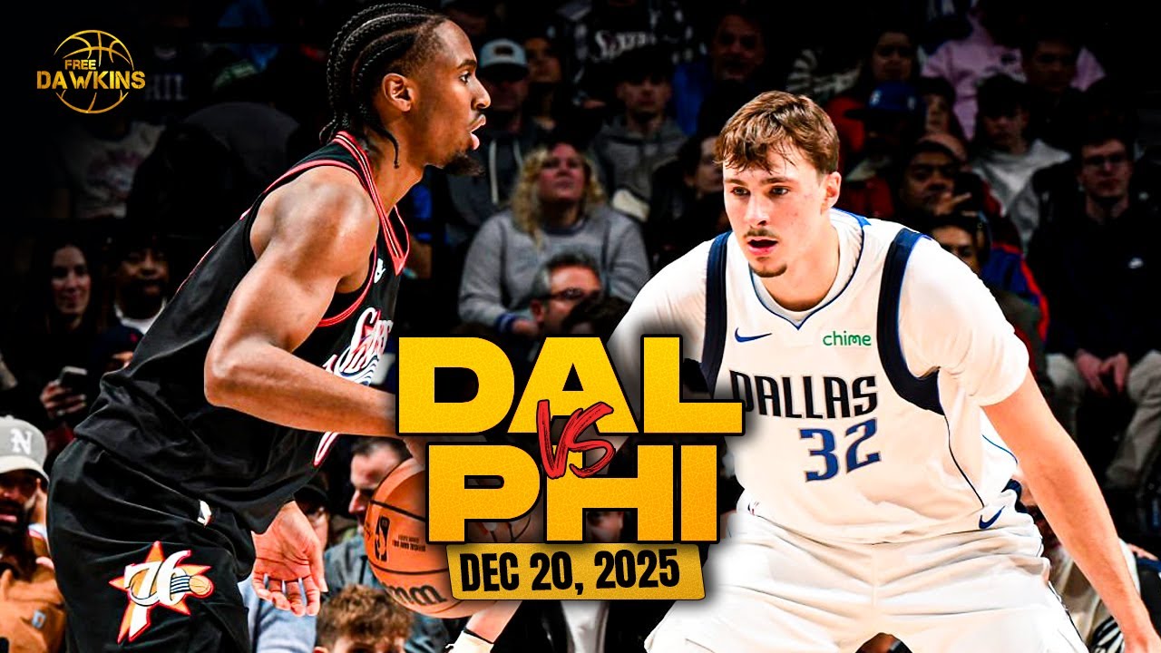 Dallas Mavericks vs Philadelphia 76ers Full Game Highlights | Dec 20, 2025 | FreeDawkins
