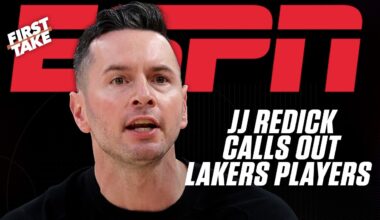 Perk sees a ‘pattern of behavior’ with JJ Redick calling out Lakers players 👀 | First Take
