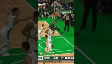 When Jayson Tatum caught Giannis 🤯 #celtics #nba #shorts