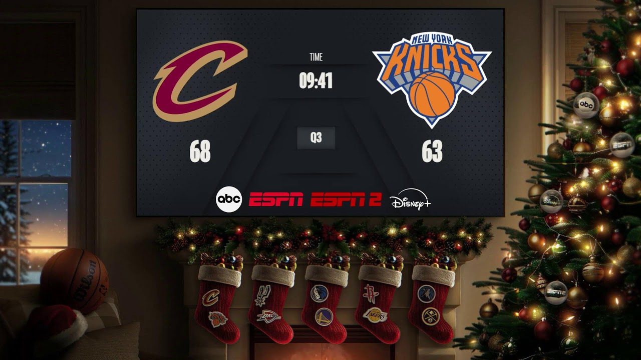 Cleveland Cavaliers @ New York Knicks | #NBAXmas I Live Scoreboard on ABC & ESPN