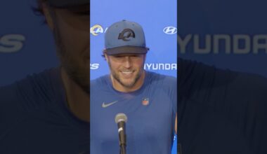 Matthew Stafford’s reaction to making the Pro Bowl 💪 #rams #nfl #shorts