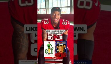 The best Christmas movie of all time is… 🎥👀 #buccaneers #nfl #christmas #movies #holidays