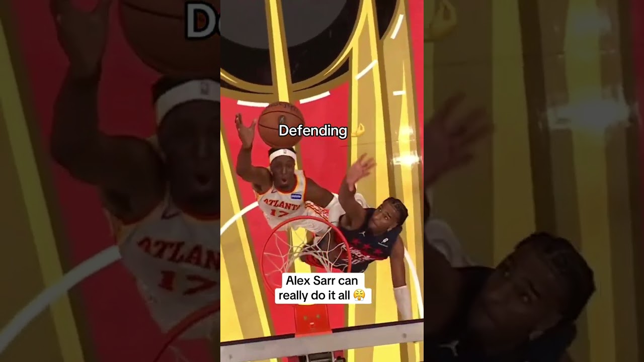 Alex Sarr has it all in his bag 💼 #highlight #basketball #nba #shorts