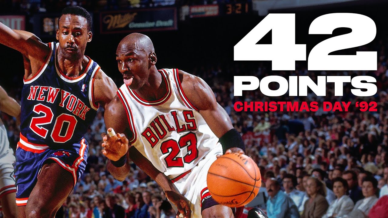 EVERY BUCKET from Michael Jordan's 42 points vs. rival Knicks on Christmas Day