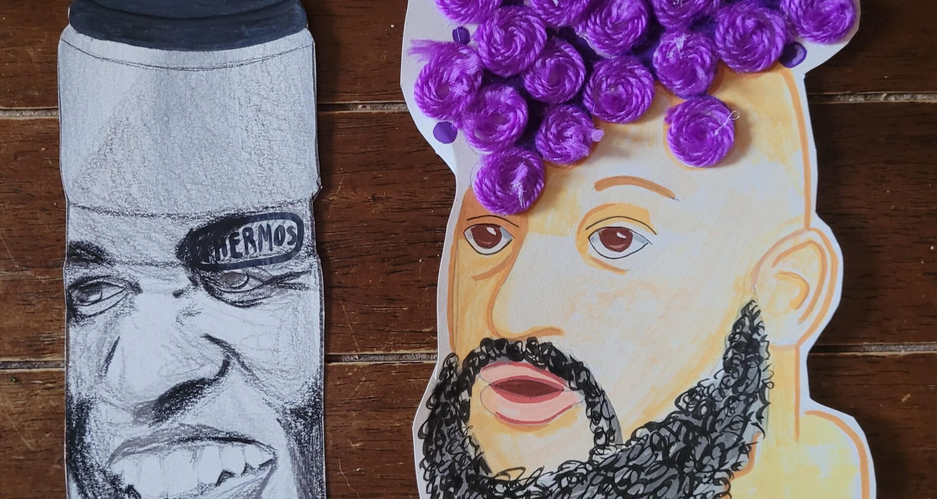 Custom Christmas cards from my kids