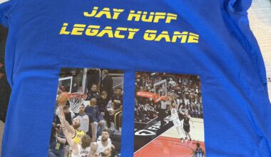 This custom Jay Huff shirt my husband made me for Christmas 🙌