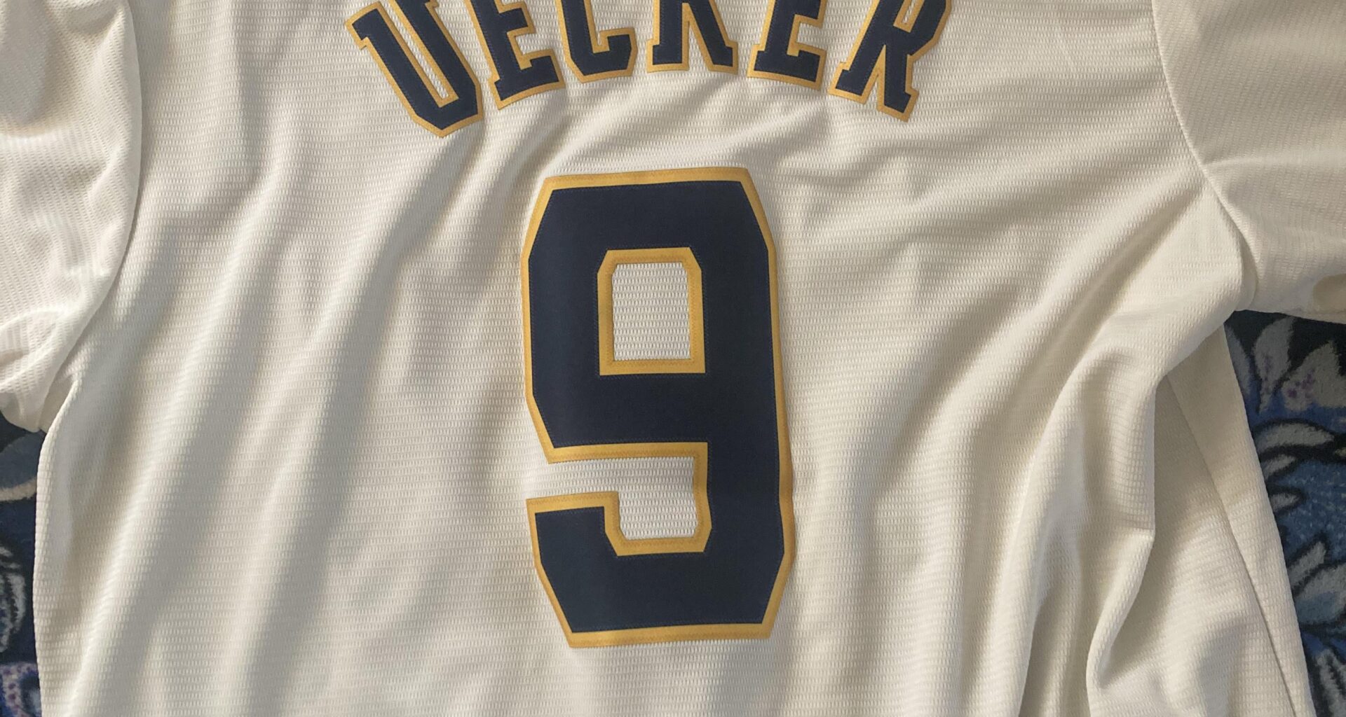 My parents got me a new jersey for Christmas