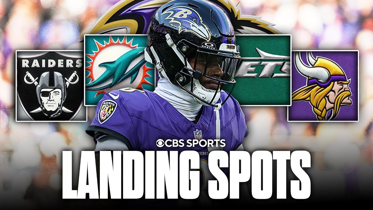 Potential Landing Spots for Lamar Jackson 👀 | Dolphins, Jets, Raiders & MORE