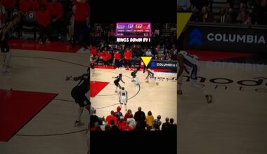 DeRozan Gives the Lead, Then Russ Does His Thing…😤 Wild Ending Kings vs Blazers #nba #shorts