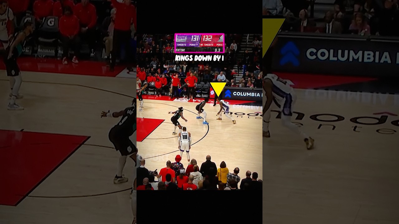 DeRozan Gives the Lead, Then Russ Does His Thing…😤 Wild Ending Kings vs Blazers #nba #shorts