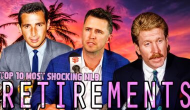 Top 10 MLB Most SHOCKING Retirement Announcements!!