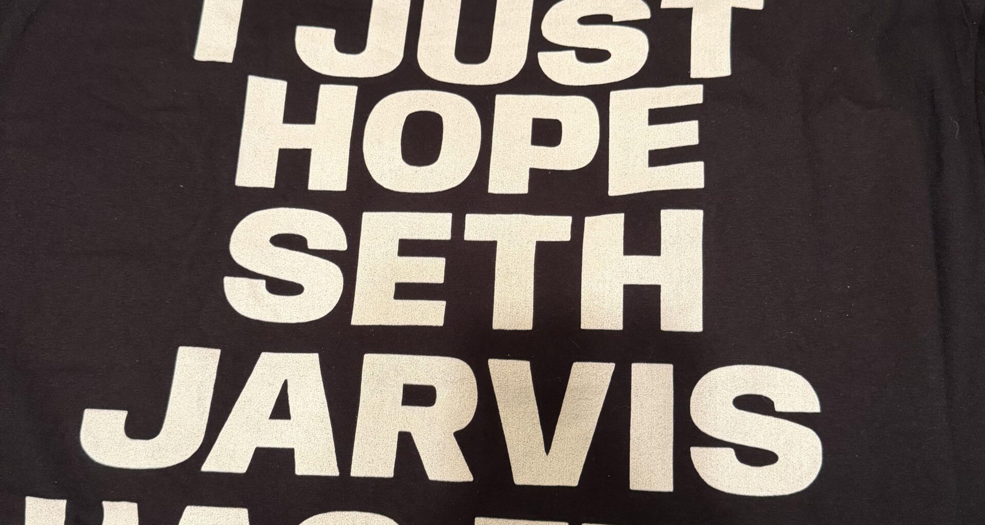 Sometimes you get a new shirt for Christmas and you can’t even wear it yet