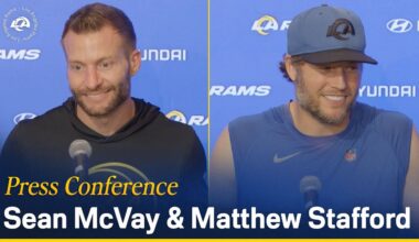 Sean McVay & Matthew Stafford Talk Pro Bowl, Monday Night Football & Practicing At SoFi Stadium