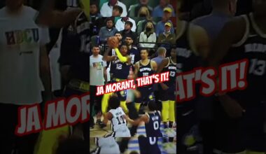 Ja Morant is NOT from this planet 👽 #nba #basketball #nbahighlights