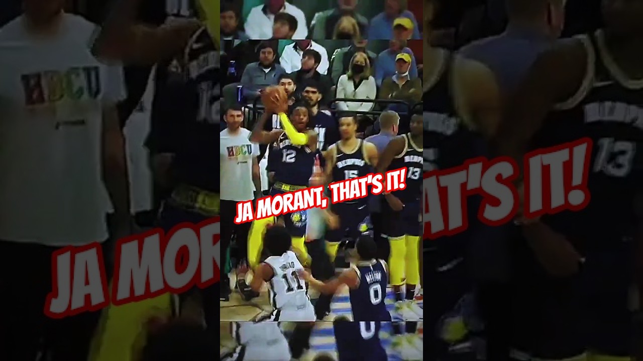 Ja Morant is NOT from this planet 👽 #nba #basketball #nbahighlights