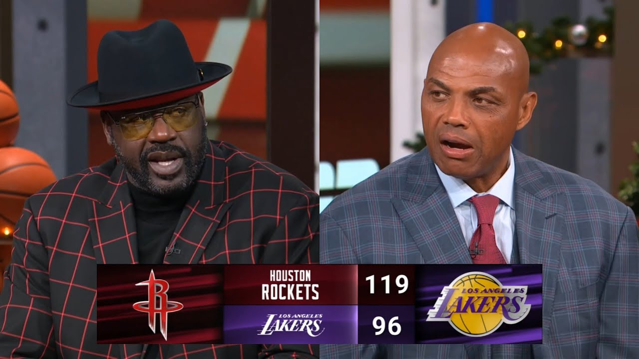 Shaq and Chuck sound off on Lakers after blowout loss vs Rockets