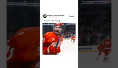 The Detroit Red Wings are ON FIRE 🔥