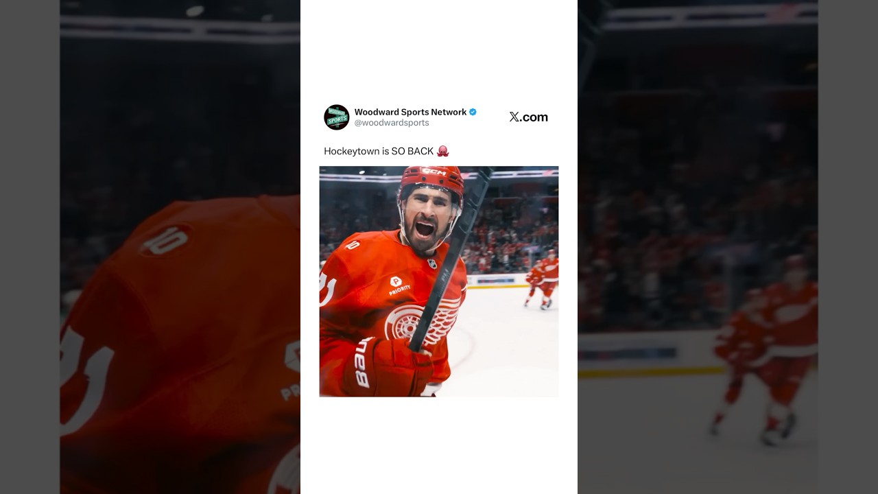 The Detroit Red Wings are ON FIRE 🔥