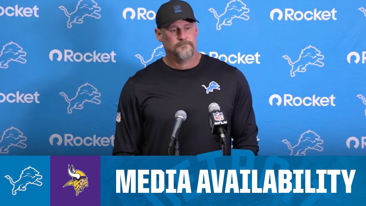 Dan Campbell postgame media availability | 2025 NFL Regular Season Week 17: Lions at Vikings