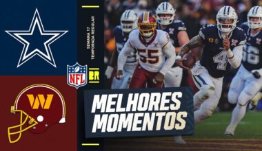 Dallas Cowboys vs Washington Commanders | Melhores Momentos - Semana 17 | NFL 2025