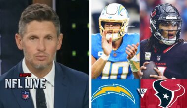 NFL LIVE| "Texans' D is a NIGHTMARE for Justin Herbert" - Dan on Houston clinch if win over Chargers