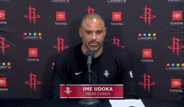 Ime Udoka with a Press Conference vs Lakers