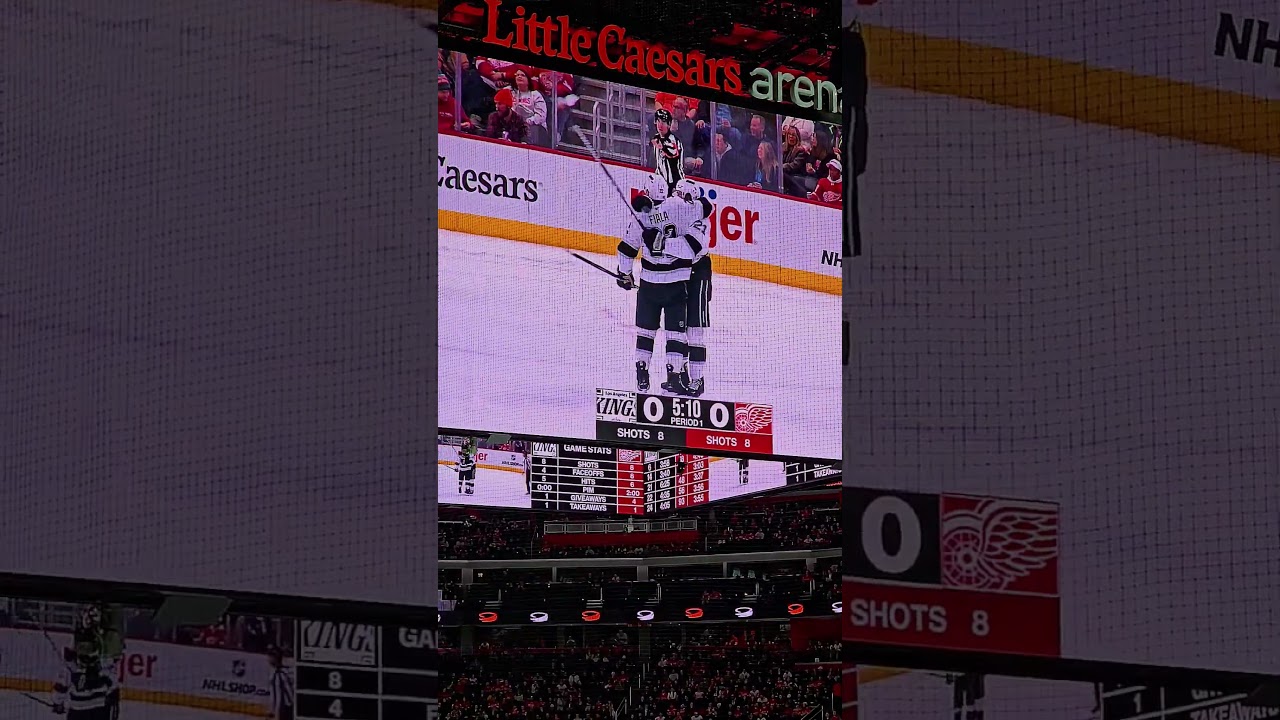 🏒 Kevin Fiala Opens the Scoring 🚨 | Kings vs Red Wings | Jan 27, 2025