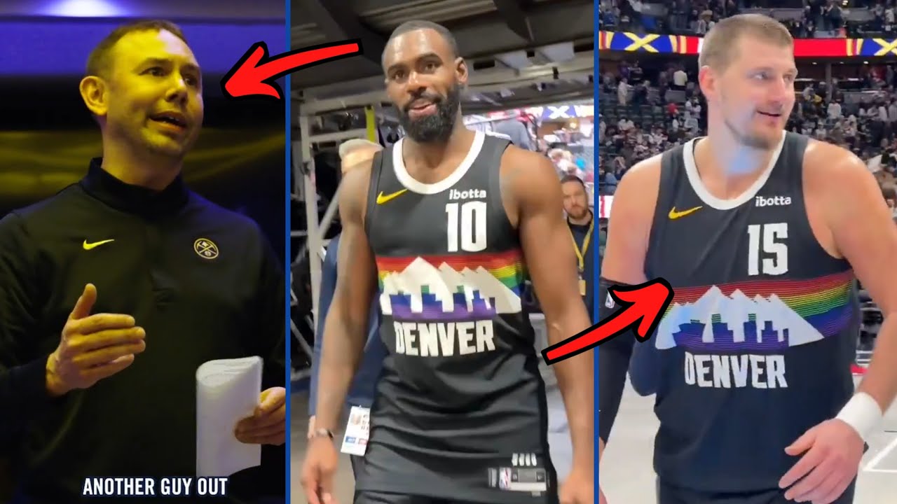 Denver Nuggets Locker Room Celebration After Nikola Jokic Makes 56 Points vs. Timberwolves!