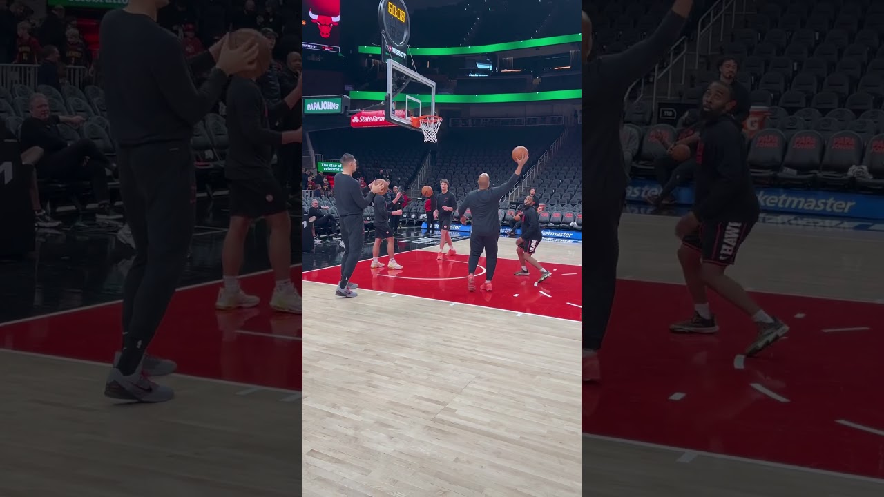 12-21-25 Chicago Bulls Center Nikola Vučević Warming Up