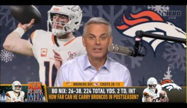 THE HERD | Colin Cowherd BLOWN AWAY, Bo Nix MAKES HISTORY With Denver Broncos | NFL