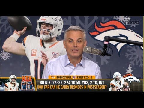 THE HERD | Colin Cowherd BLOWN AWAY, Bo Nix MAKES HISTORY With Denver Broncos | NFL