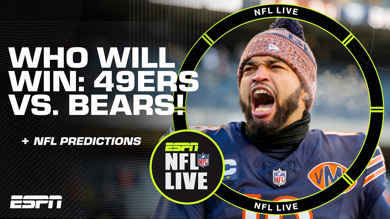 Will the Chicago Bears be victorious? + Expectations for Bills vs. Eagles 👀 | NFL Live