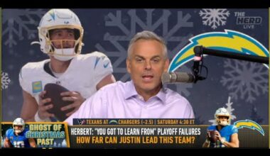 THE HERD | Colin Cowherd BLOWN AWAY, Justin Herbert Is Doing The MOST With LESS With Chargers | NFL
