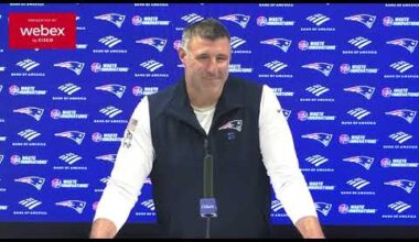 Mike Vrabel: "I Think Everything We Do is Focused on Winning." | Patriots Press Conference