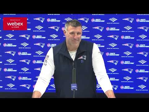 Mike Vrabel: "I Think Everything We Do is Focused on Winning." | Patriots Press Conference